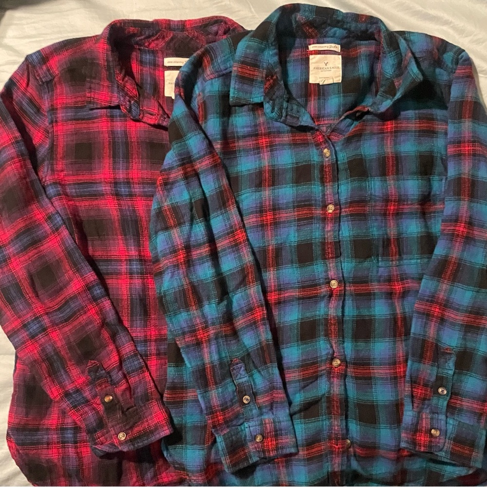 AMERICAN EAGLE WOMENS FLANNELS (Come together)